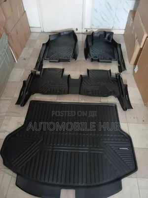 • Toyota Harrier Custom 5D Floor Liners + Cargo Trunk Mat Set