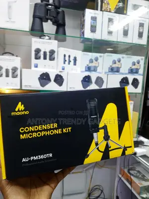 Maono AU-PM360TR Podcast Mic With Shock Mount and Cable