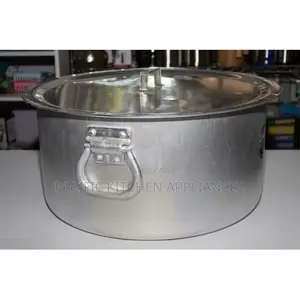 Signature Heavy Duty Aluminium Sufuria With Lid 240Litres