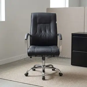 Ergonomic Swivel Leather Desk Chair