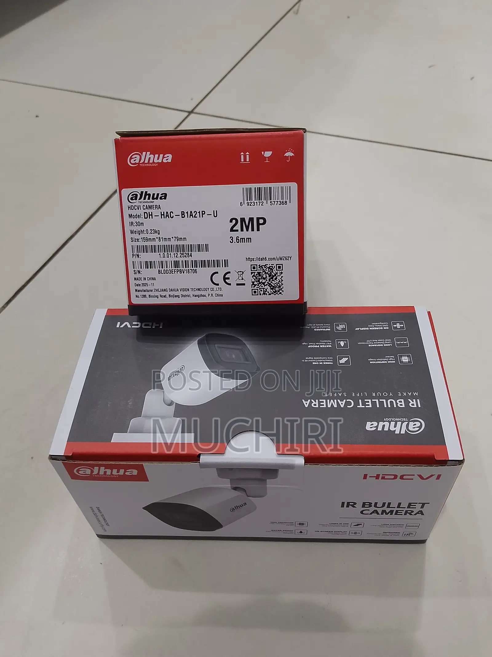 Dahua IR Black and White Camera 2MP