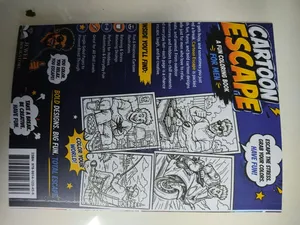 Teenage Boys Colouring Book With Cartoon Characters/Gift 21x29cm