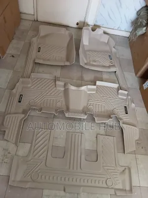 Toyota Prado 150 5D Beige TPE Floor Mats-Luxury All-Weather Protection