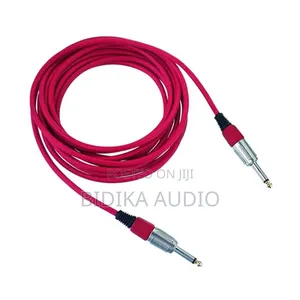 High Quality Mono Audio Plug Jack Connector Male to Male Cable