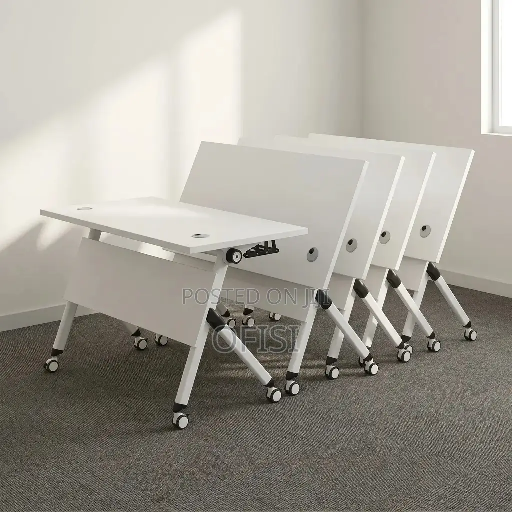 Office Table; - 120cm Portable Training Desk