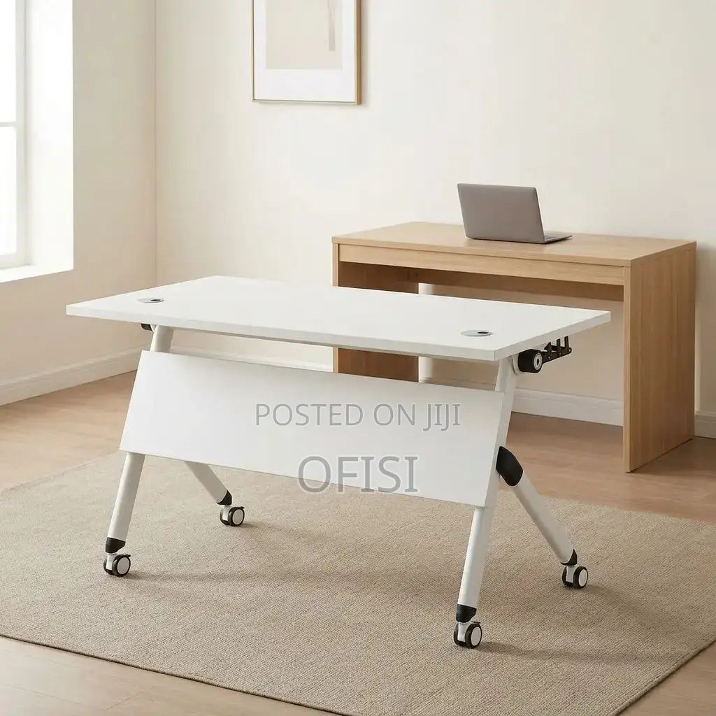 Office Table; - 120cm Portable Training Desk