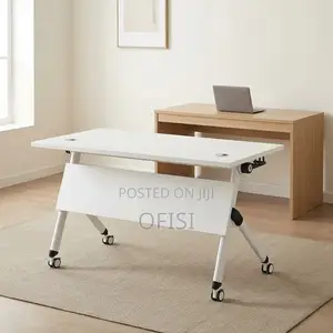 Office Table; - 120cm Portable Training Desk