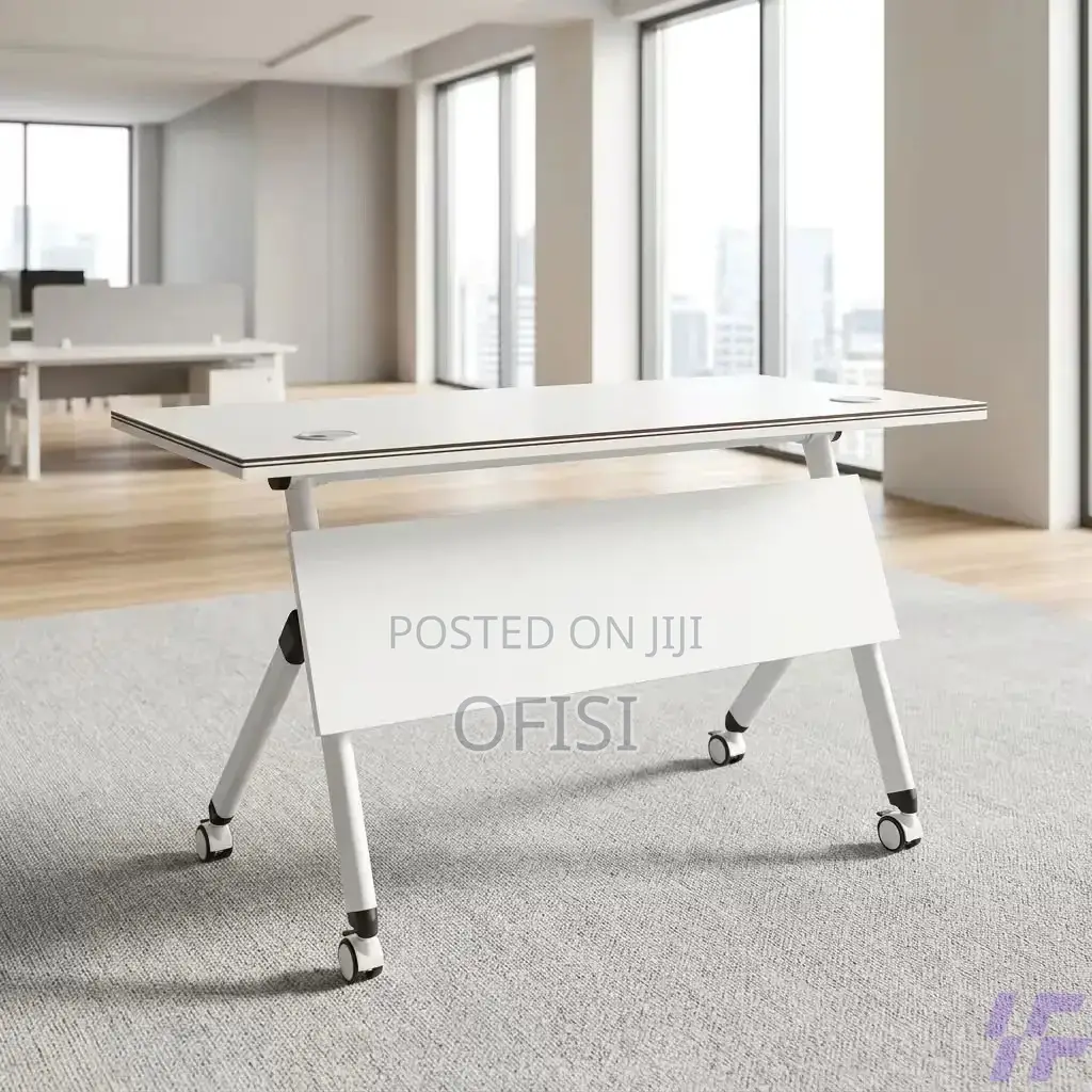 Office Table; - 120cm Portable Training Desk
