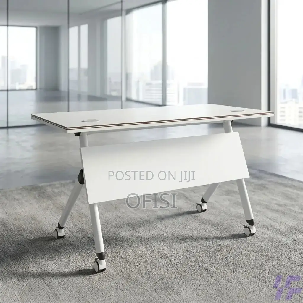 Office Table; - 120cm Portable Training Desk