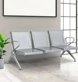 3 Seater Heavy Duty Stainless Waiting Bench