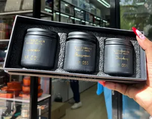 Set of Three Chengxuan Black-Jar Scented Candles