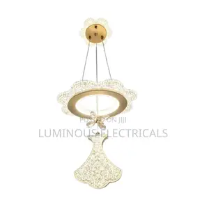 Modern Gold LED Tricolor Mini-Chandelier Pendant Light