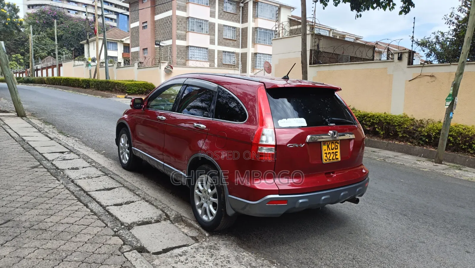 Honda CR-V 2009 Red