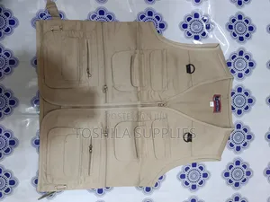 Khaki Mission Jackets With Zipper Closure