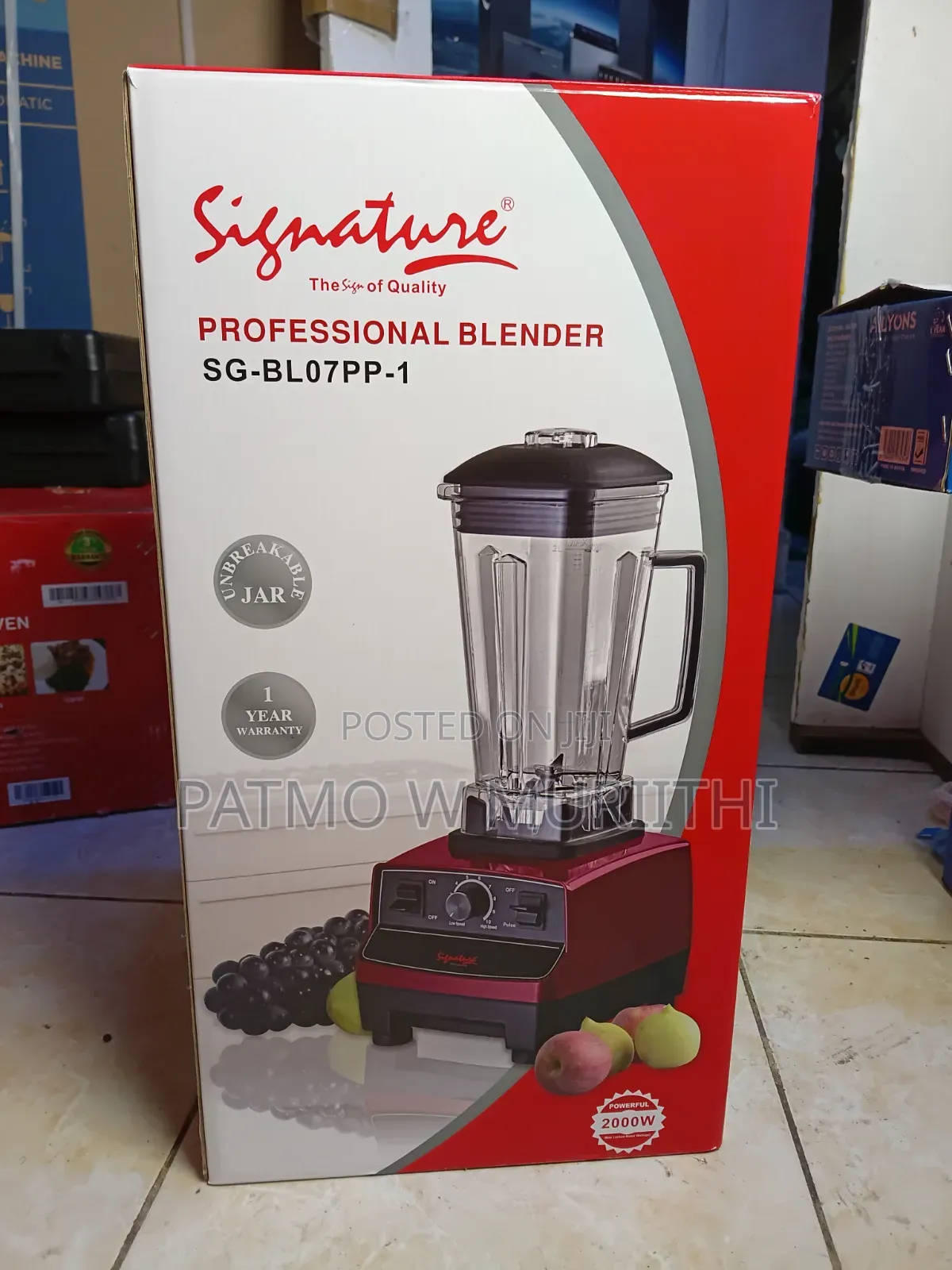 Signature Commercial Blender SG-BL07PP-1