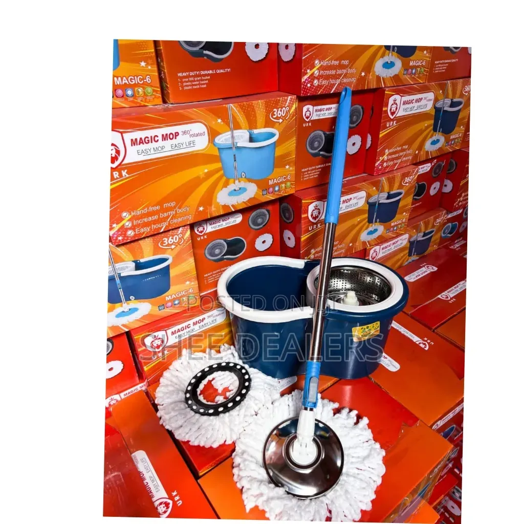 Restocked Metallic Spin Mop