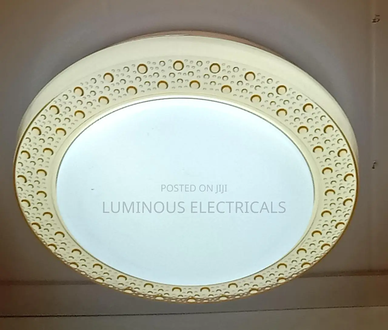 Modern LED Full Moon Flush Mount Ceiling Light