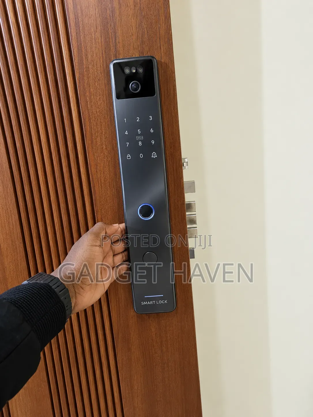 Biometric Door Lock Face Recognition, Fingerprint and App Unlock