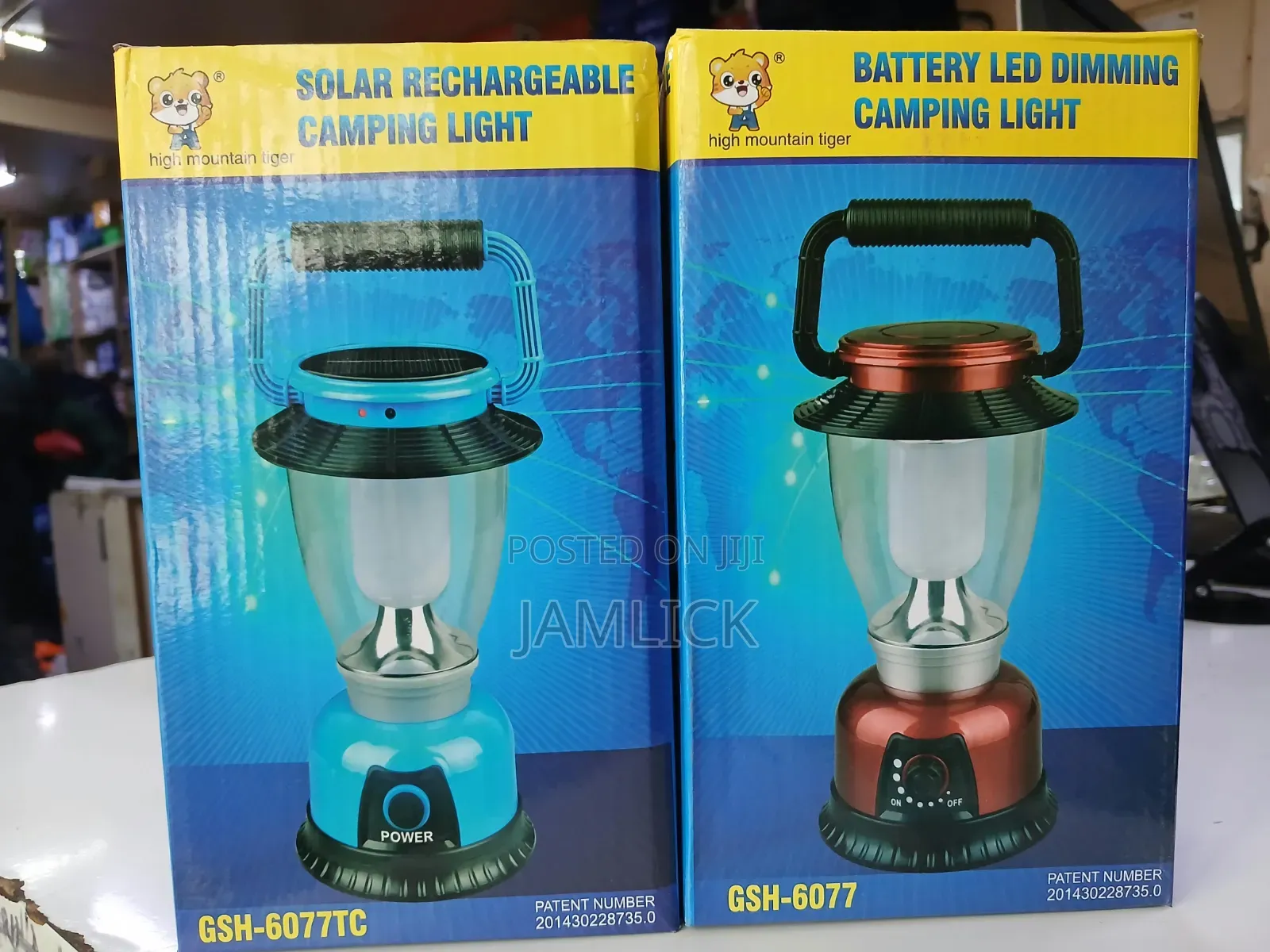 6077 Solar Rechargeable Lamp –Aw