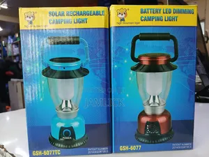 6077 Solar Rechargeable Lamp –Aw