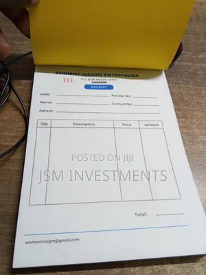 A5 Receipt Books