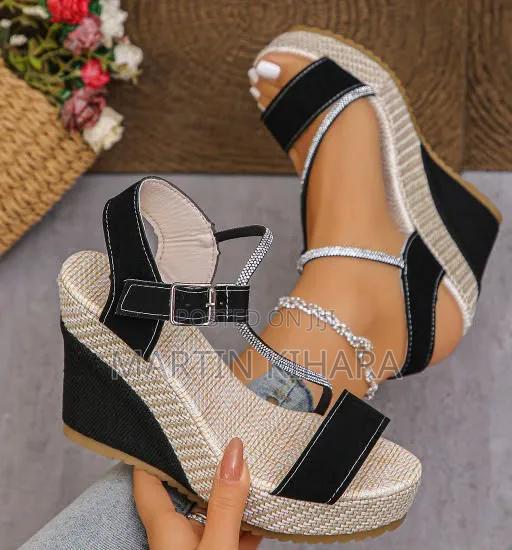 Ladies Floral Wedges(size 36-43)