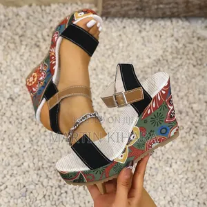 Ladies Floral Wedges(size 36-43)