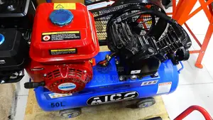 Petrol 50L Air Compressor With Double Spiton