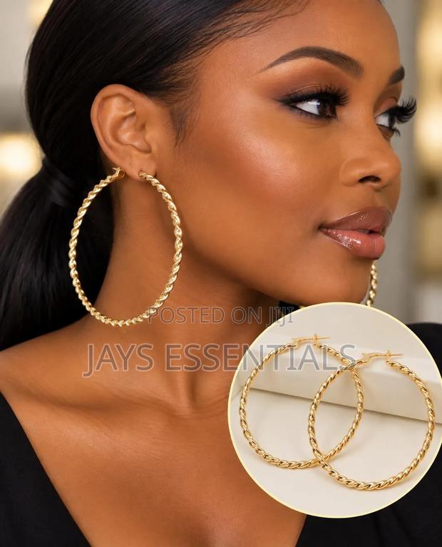 Chic, Gold Earrings - thumbnail 8