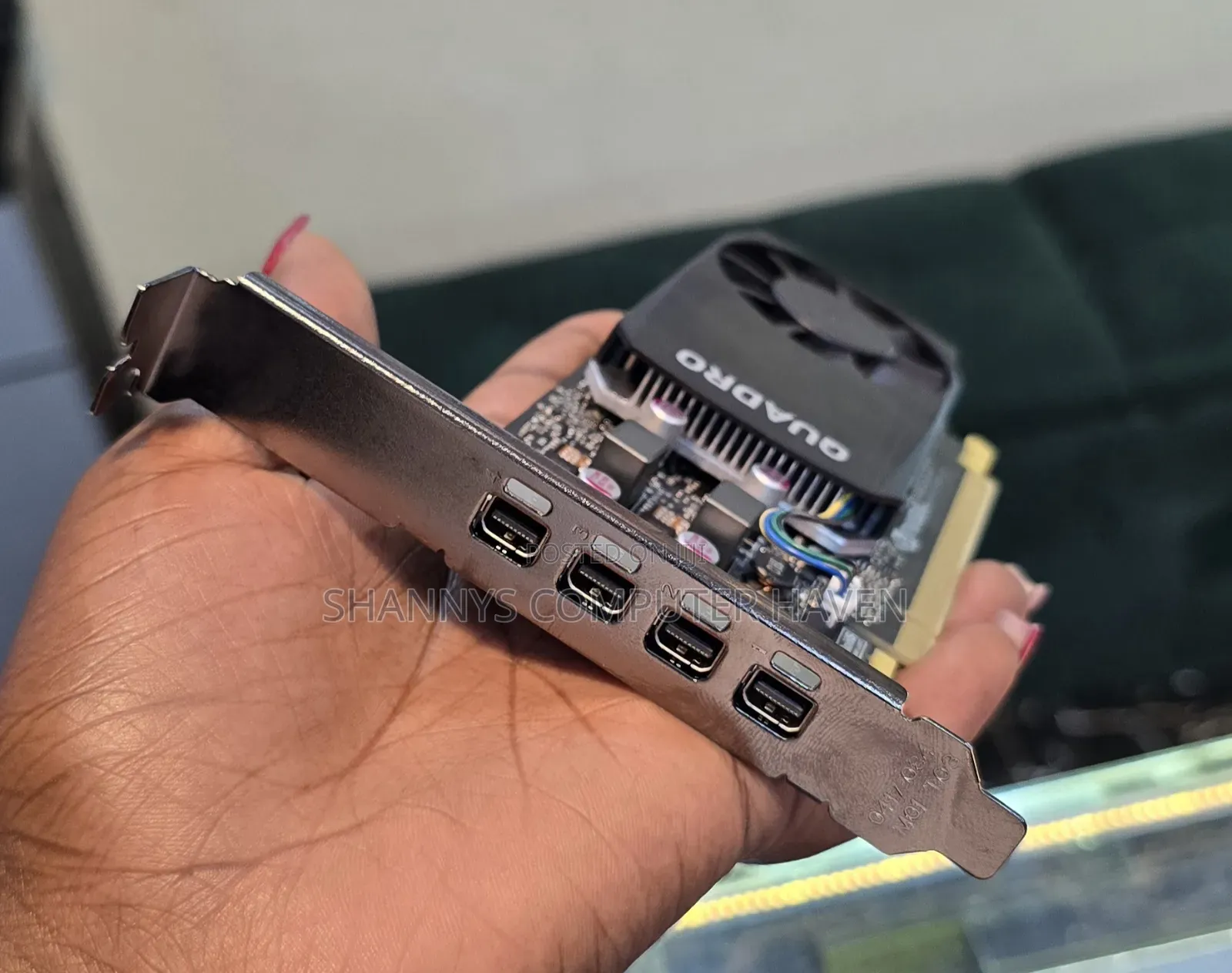 NVIDIA Quadro P1000 4GB GDDR5 Graphics Card – 4 Mini DisplayPort
