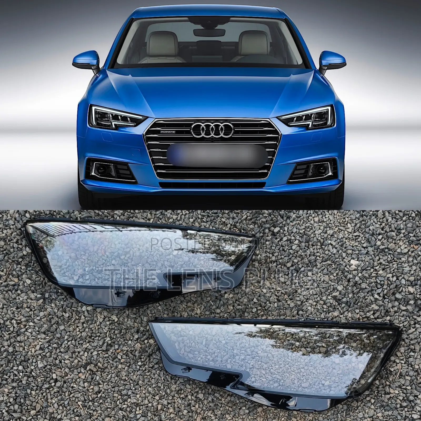 Audi A4 B9 2017 Headlight Lenses