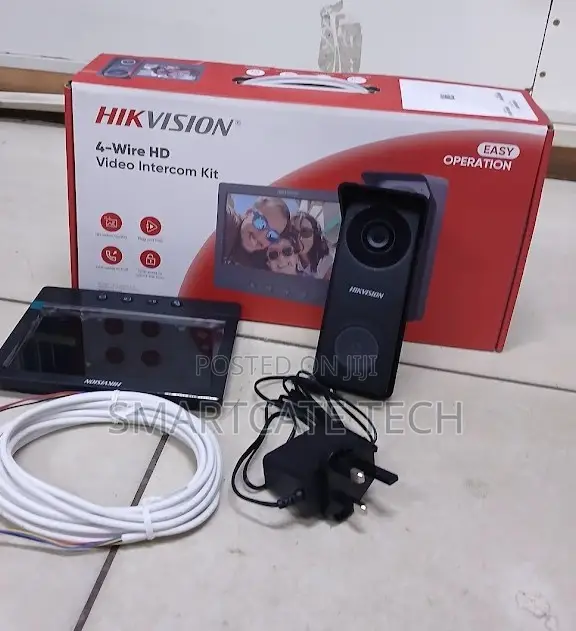 Hikvision HD Video Door Entry Kit With Camera and Screen