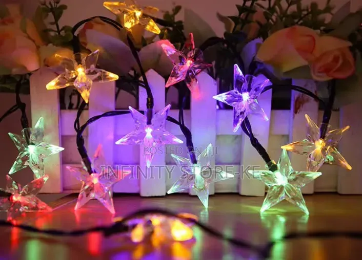 Star Shaped Colored 5 Metres Lights