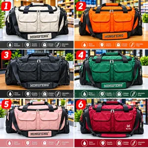 Quality Travel Gym Bag With Front Pockets