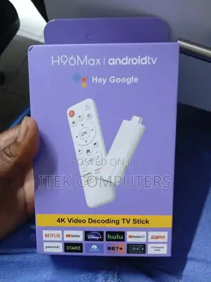 H96 Max H313 Android 14.0 Smart TV Stick for Home Entertainment