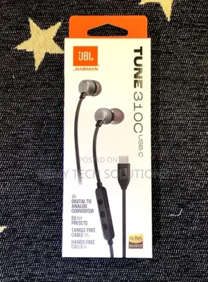 JBL Tune 310C USB-C in-Ear Wired Headphones