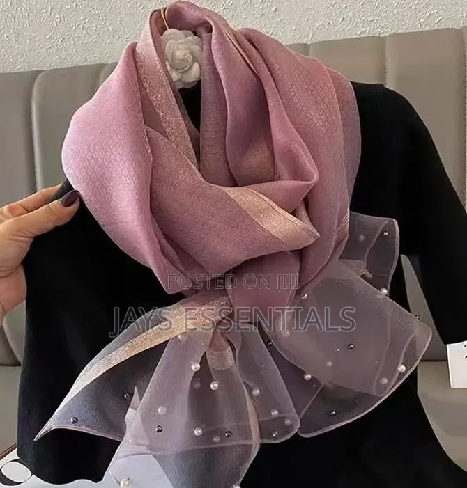 Pear and Butterfly Detailed Scarfs