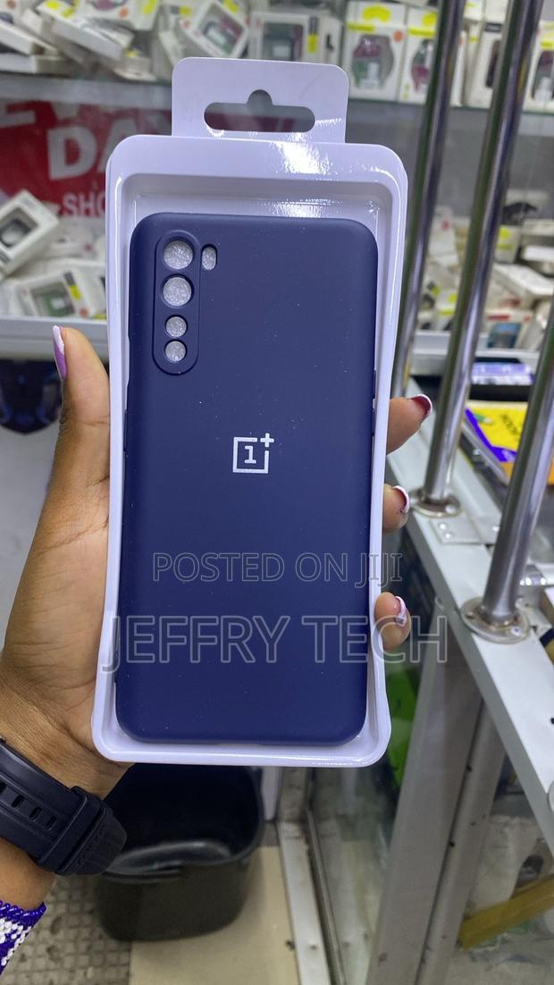 Dark Blue Silicone Cover Designed for the OnePlus Nord Smartphone - thumbnail 2