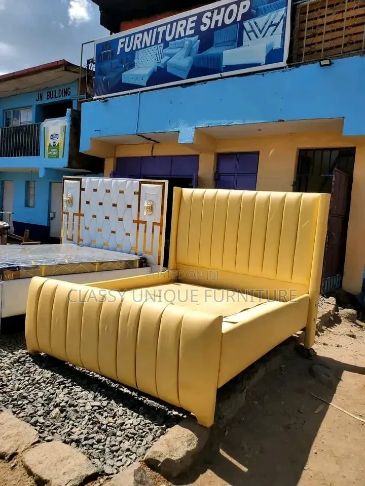 5x6 Mustard Yellow Bed