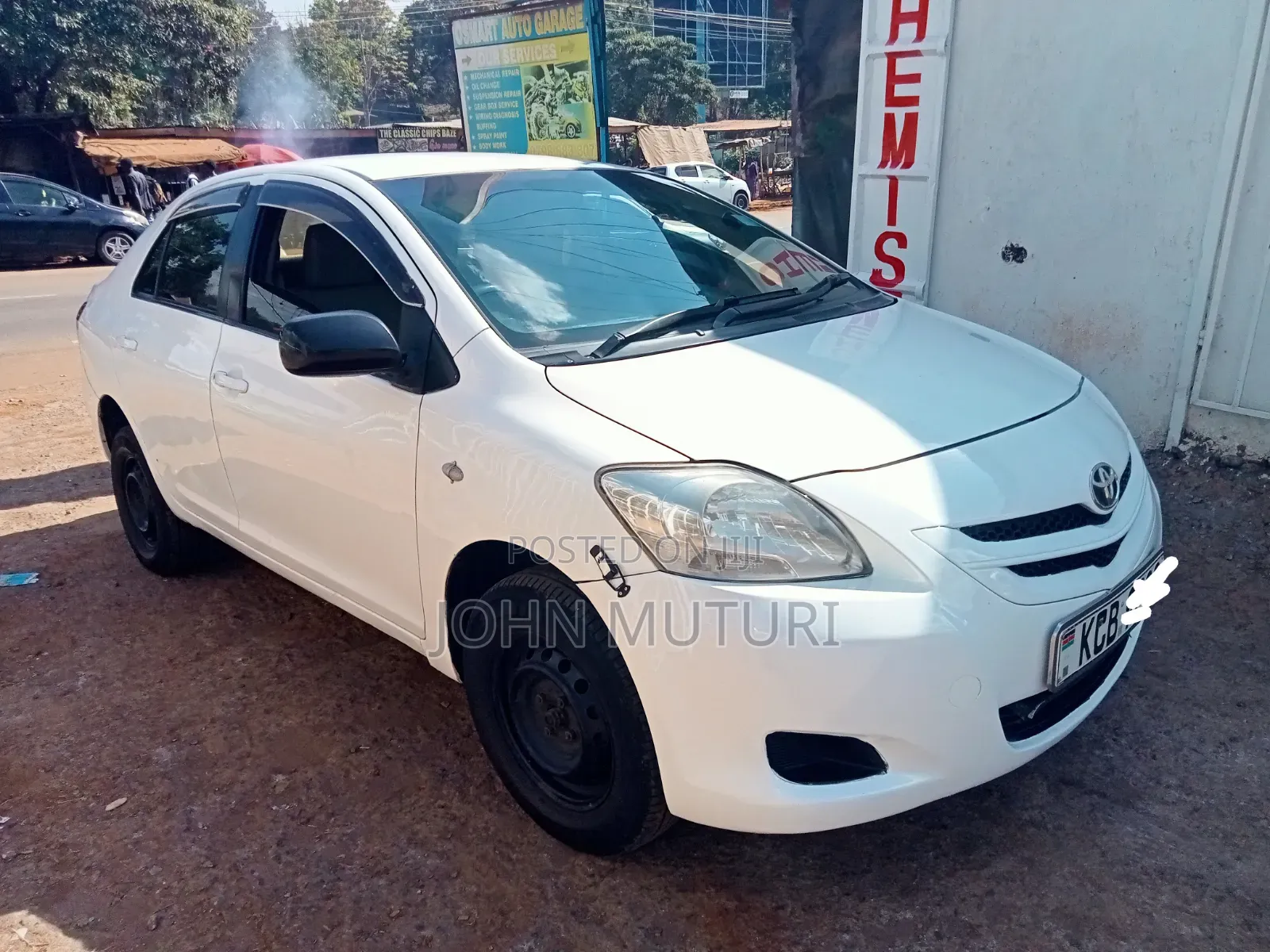 Toyota Belta 2008 White