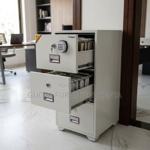 3-Drawer Fireproof Top-Sec Cabinet - thumbnail 3