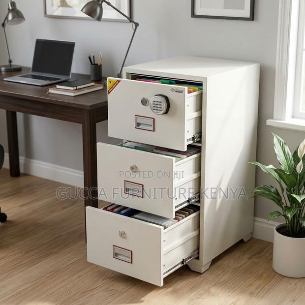 3-Drawer Fireproof Top-Sec Cabinet - thumbnail 6