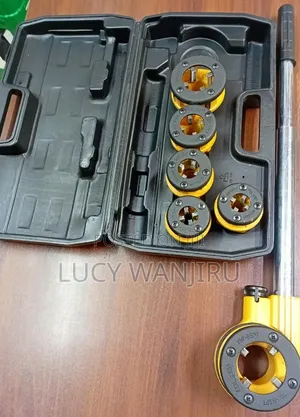 9 PC Tolsen Die Stock Pipe Threading Machine