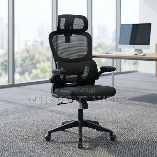 Ergonomic Swivel Study Seat With Modern Armrest