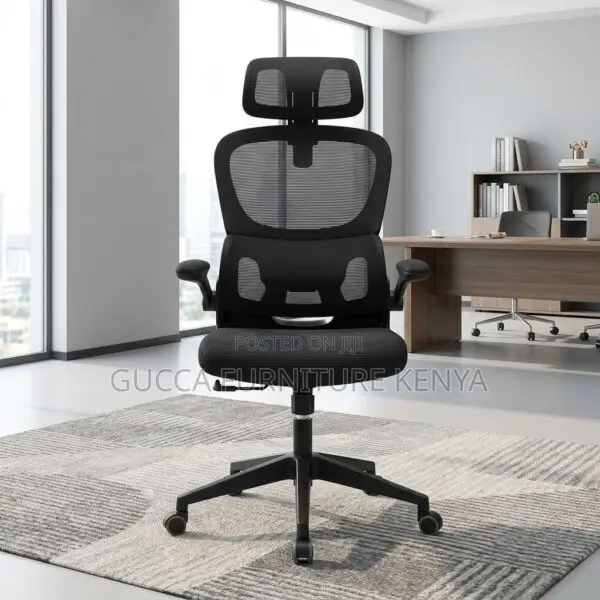Ergonomic Swivel Study Seat With Modern Armrest