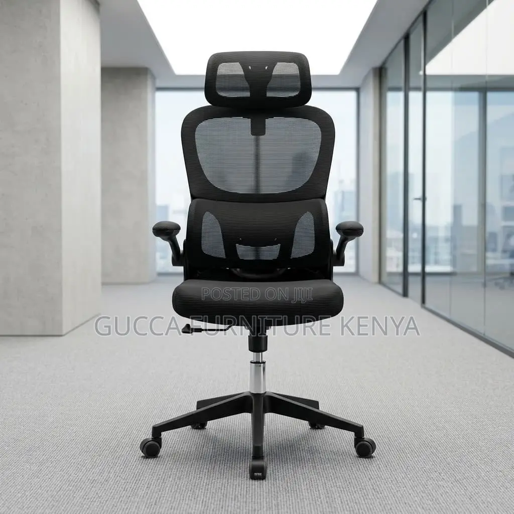 Ergonomic Swivel Study Seat With Modern Armrest
