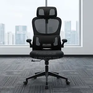 Ergonomic Swivel Study Seat With Modern Armrest