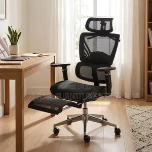 Office Full Mesh Footrest Chair