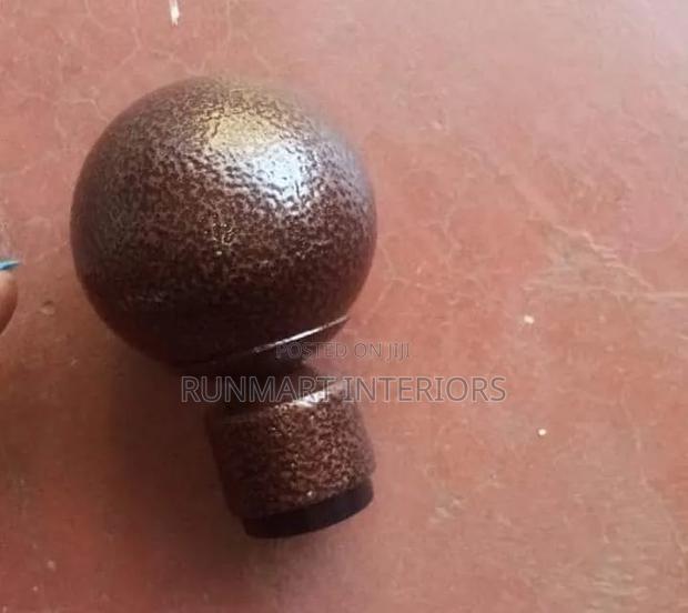 Curtain Rod End Flowers (Finials)