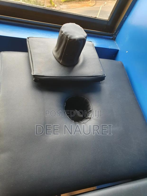 Black Massage Bed / Treatment Bed With Headrest - thumbnail 3